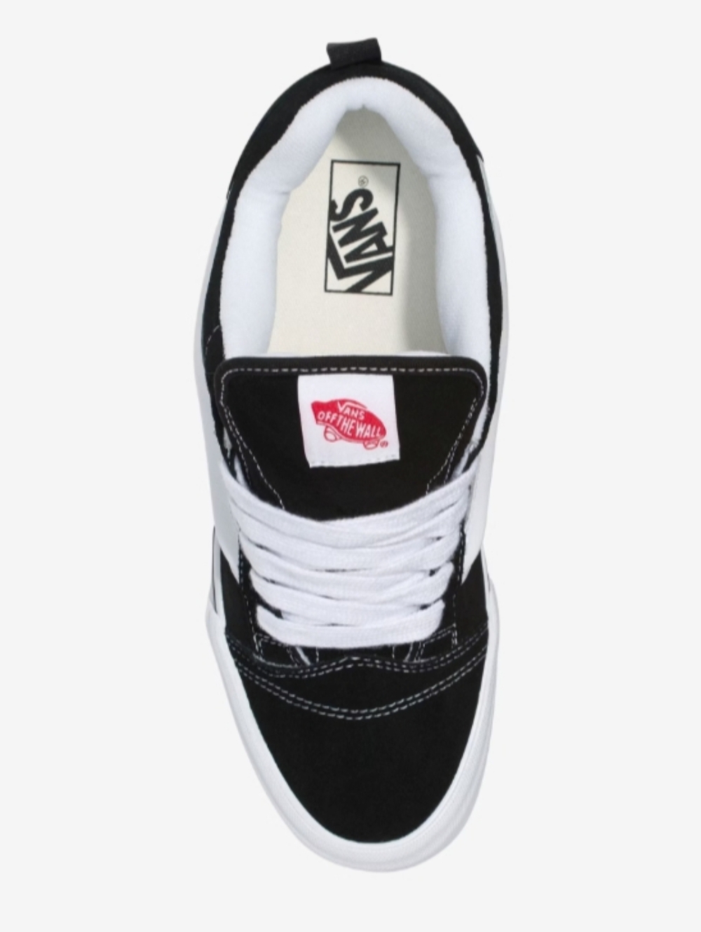 -- Vans Black and White Old Skool Low-Top Sneakers - Picture 3 of 11